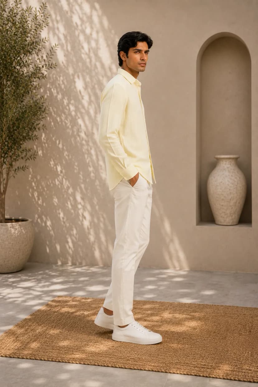  Butter Scotch Cotton Linen Shirt alternate view